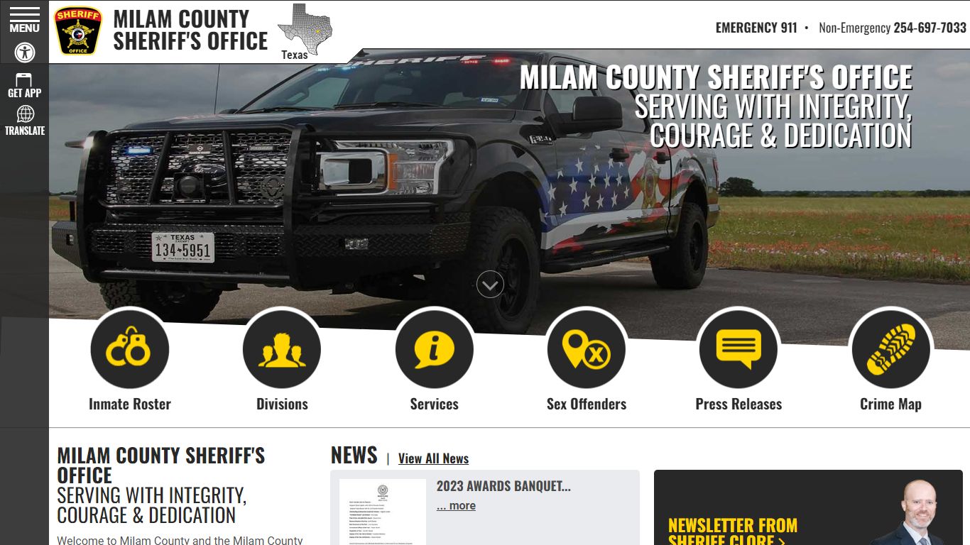Inmate Roster (120) - Milam County Sheriff TX